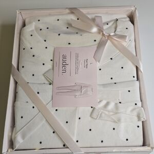 Auden Cream and Black Polka Dot Pajama Set